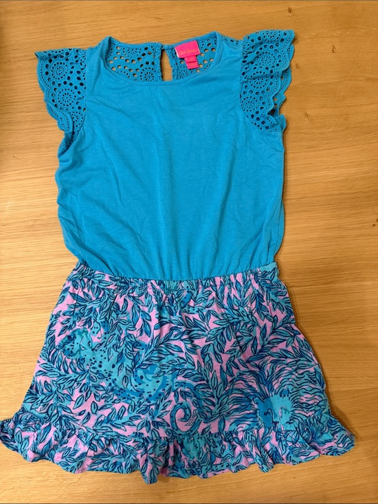 Lilly Pulitzer Other - Lilly Pulitzer Turquoise Top with Pink & Turquoise Printed Skirt